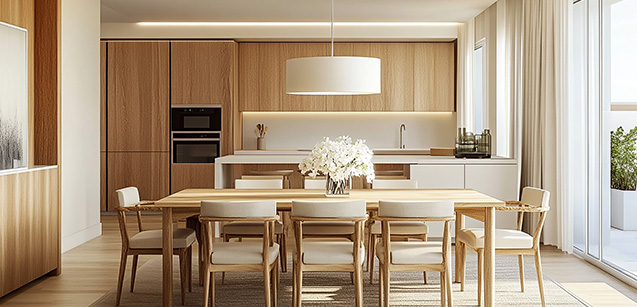 ダイニング・リビングの内観